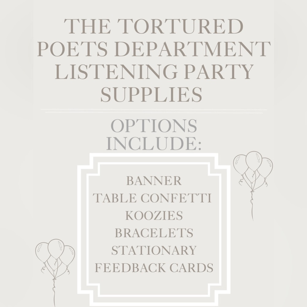 Tortured Poet Department Listening Package (4)